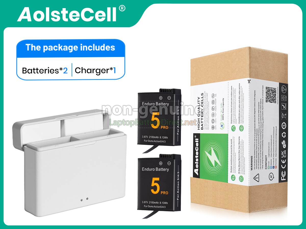 replacement DJI OSMO ACTION 4 battery