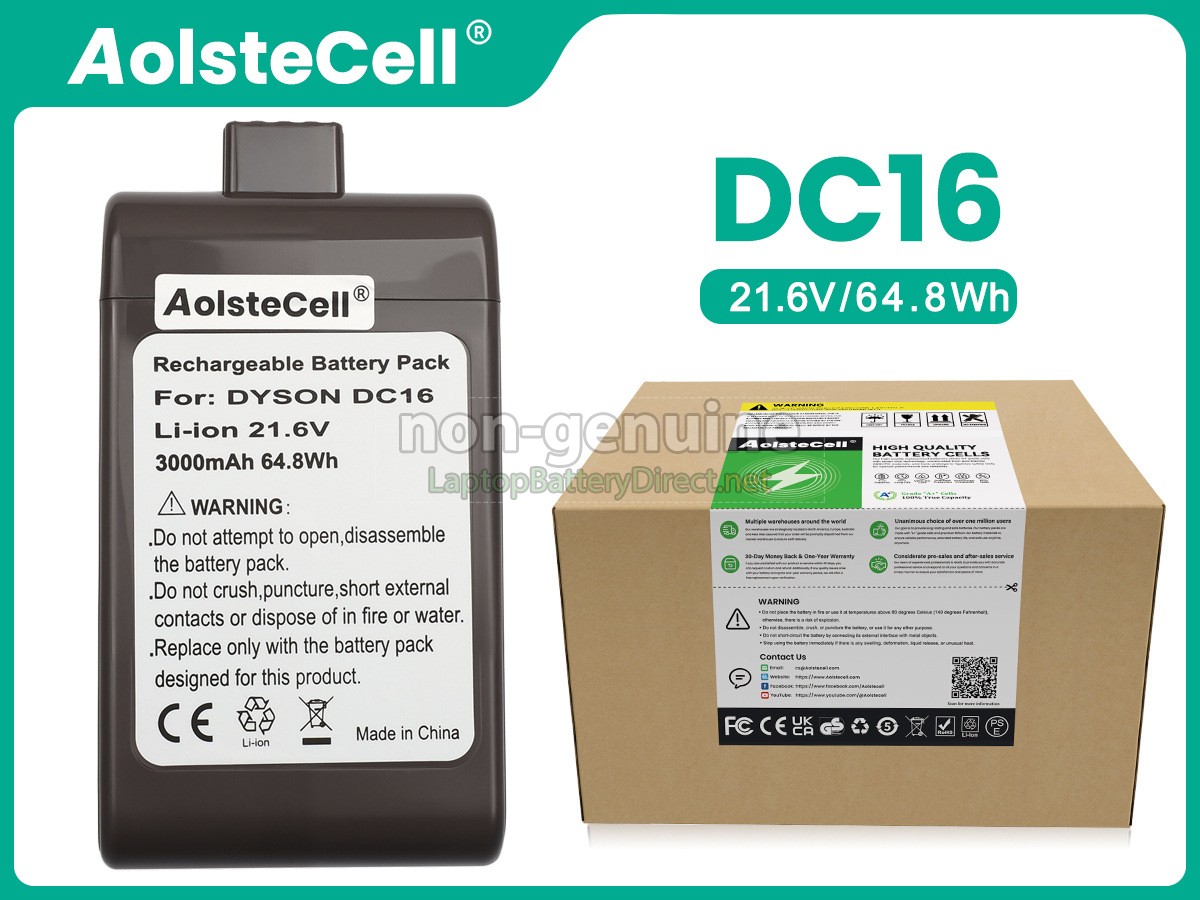 replacement Dyson DC16 battery