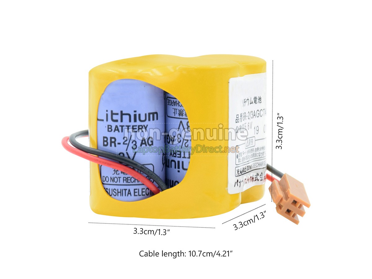 replacement Fanuc BR-2/3AGCT4A battery