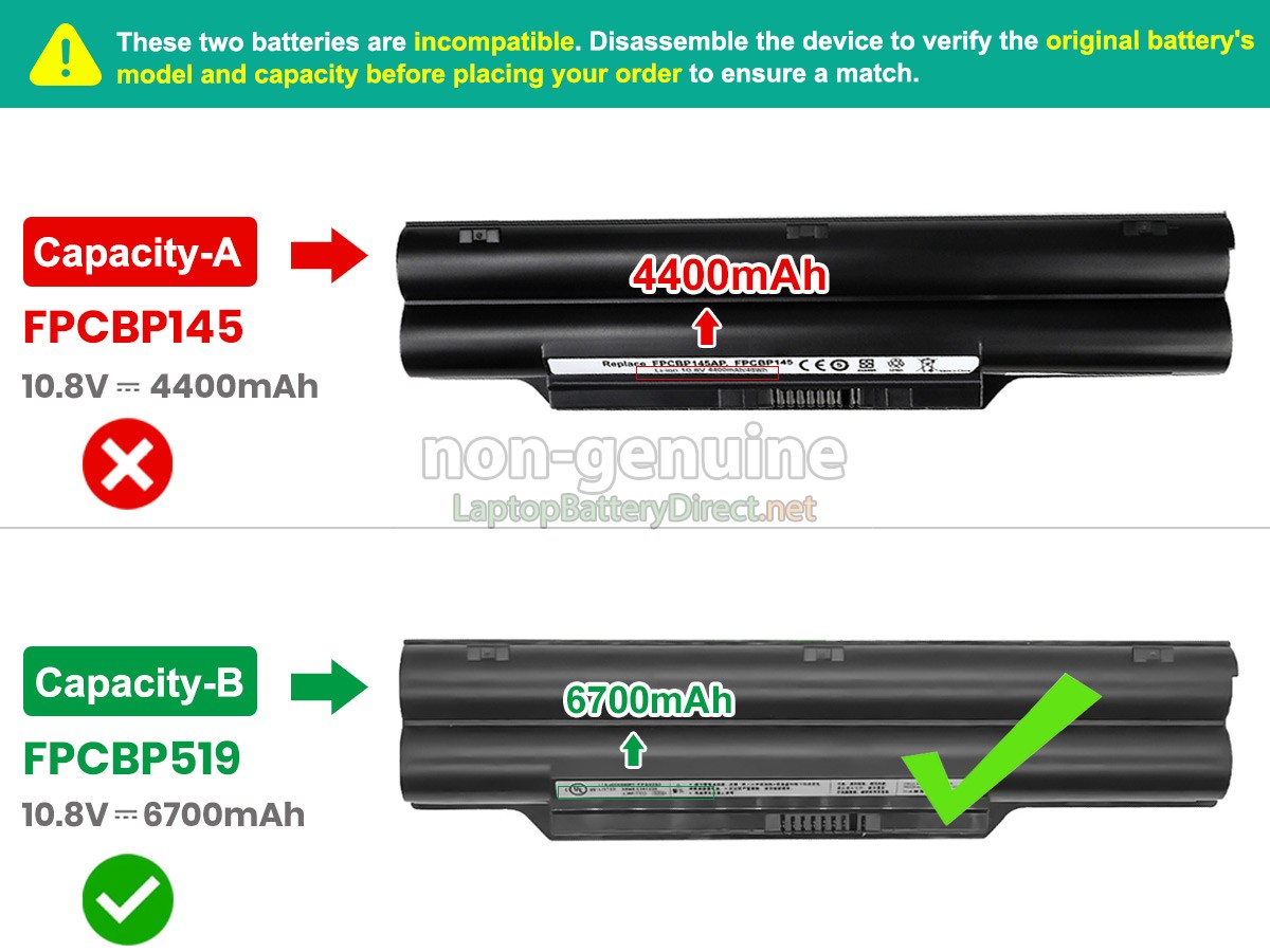 replacement Fujitsu LifeBook L1010 battery