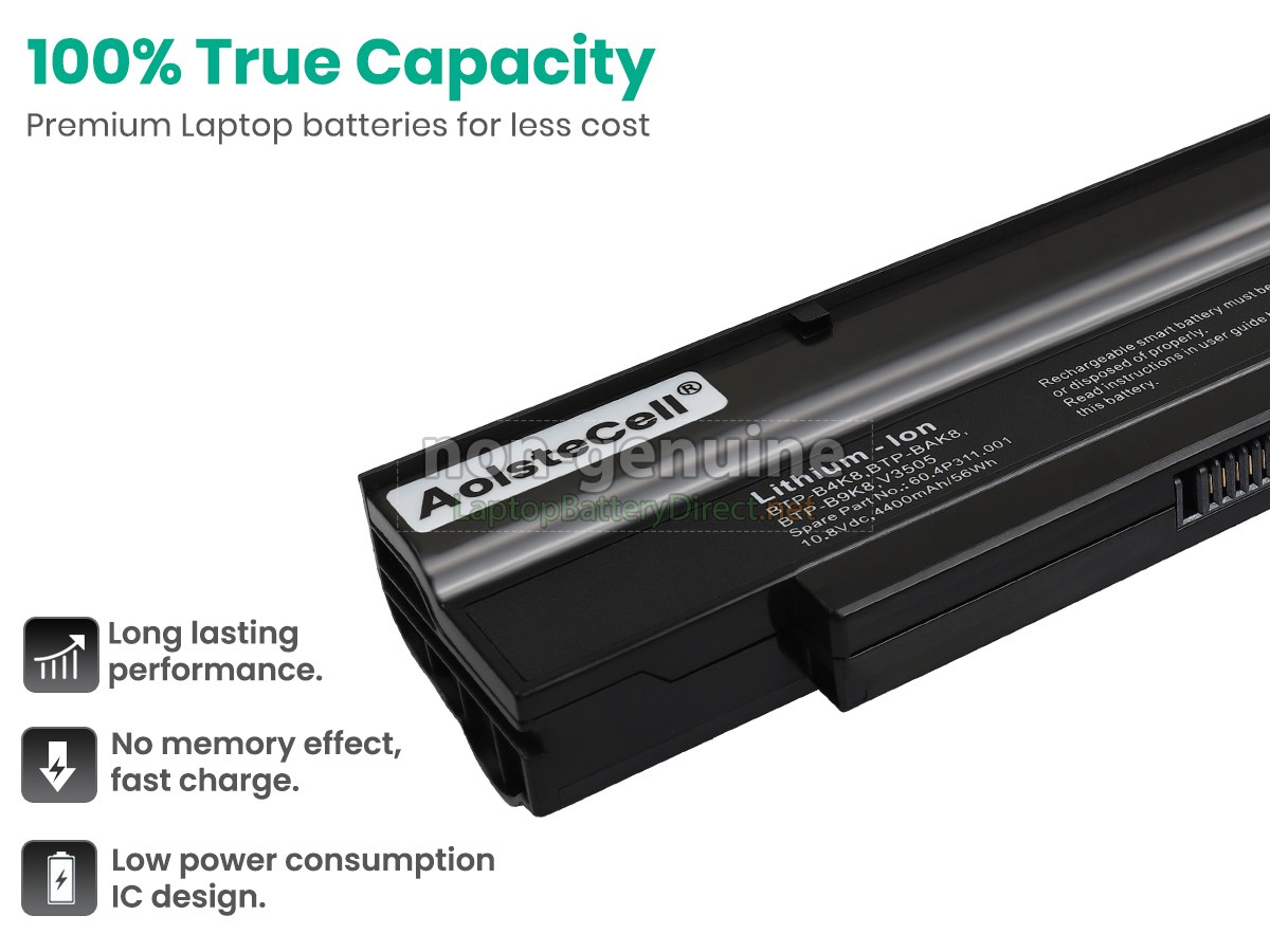 replacement Fujitsu BTP-C3K8 battery
