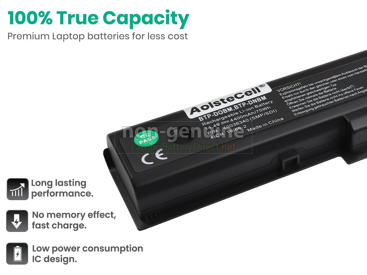 replacement Fujitsu MD98330 battery