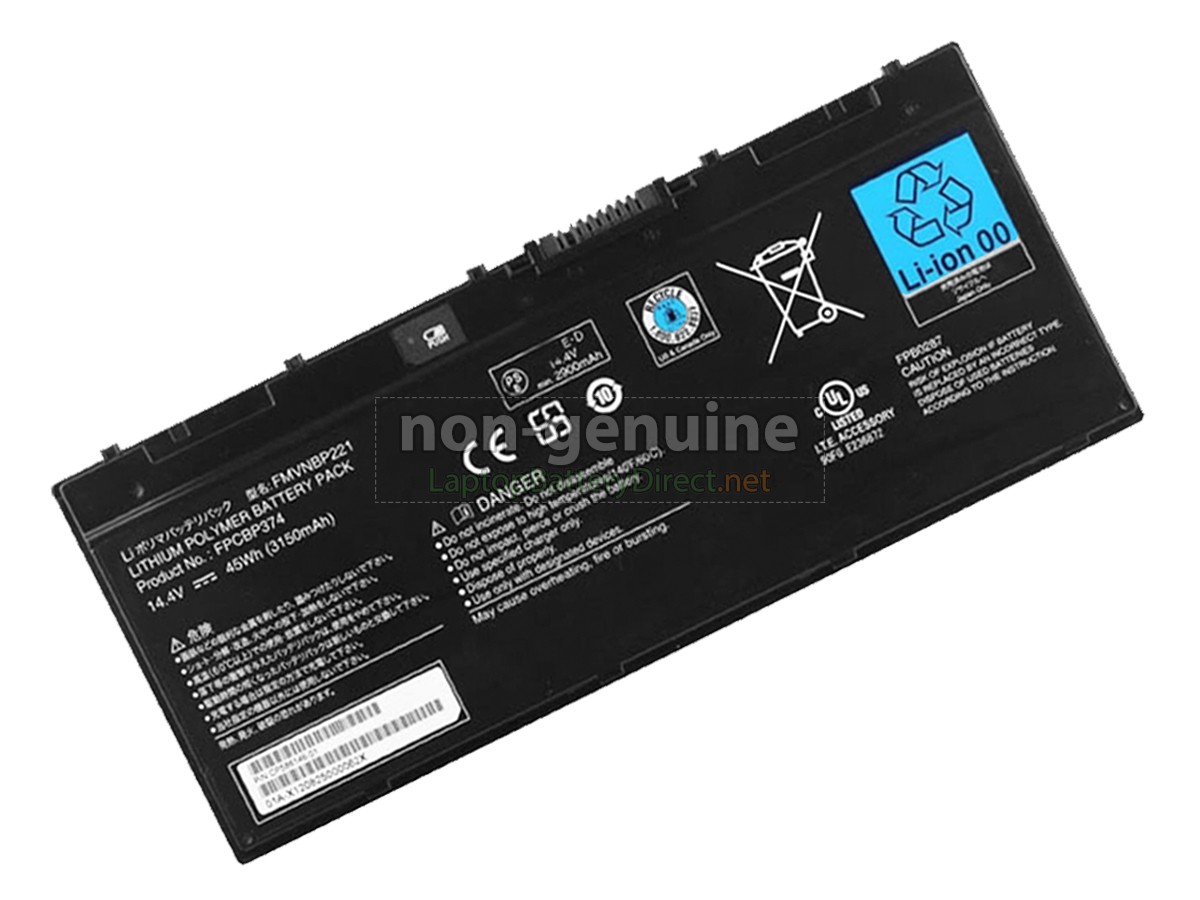 replacement Fujitsu FMVNBP221 battery