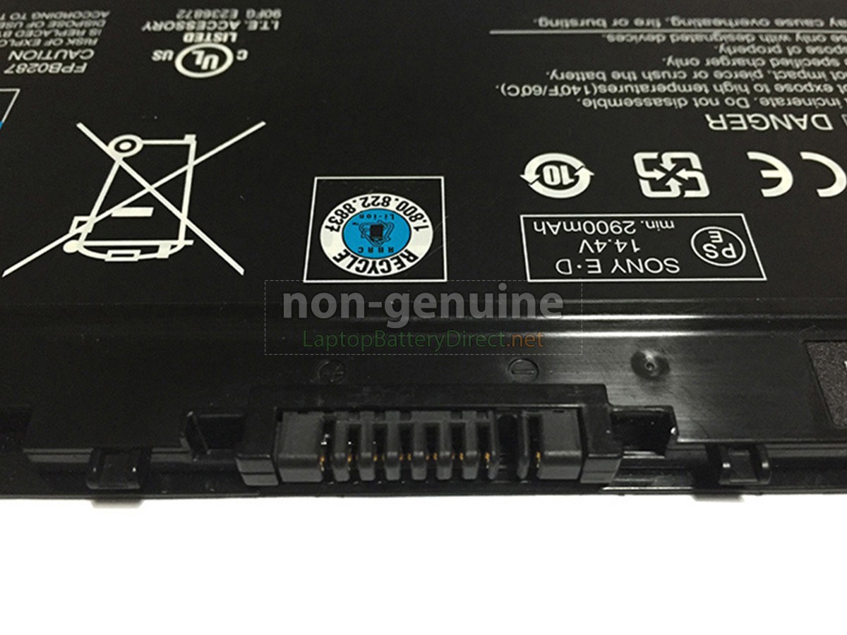 replacement Fujitsu FMVNBP221 battery