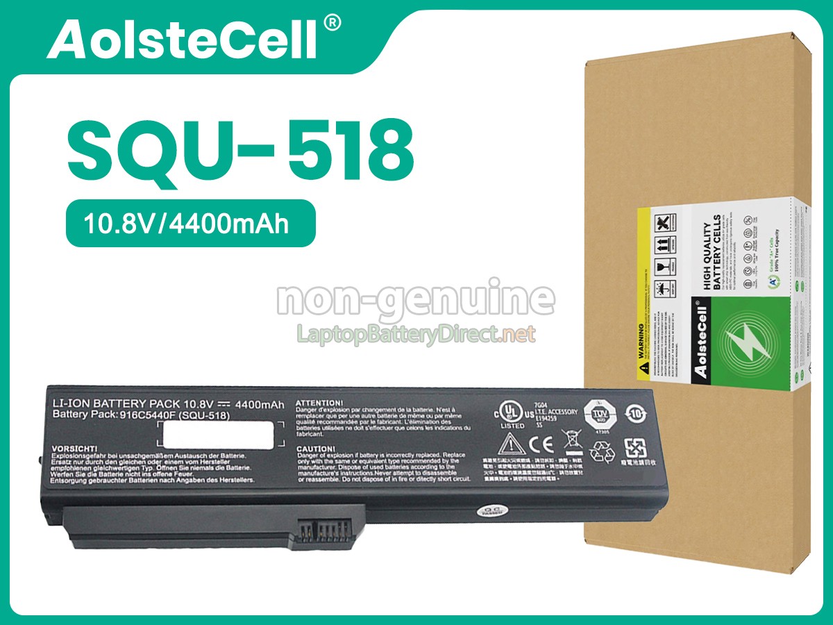 replacement Fujitsu SQU-522 battery