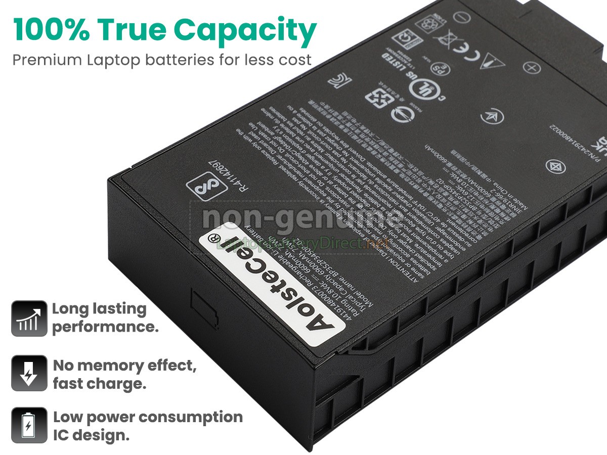 replacement Getac BP3S2P3450P-02 battery