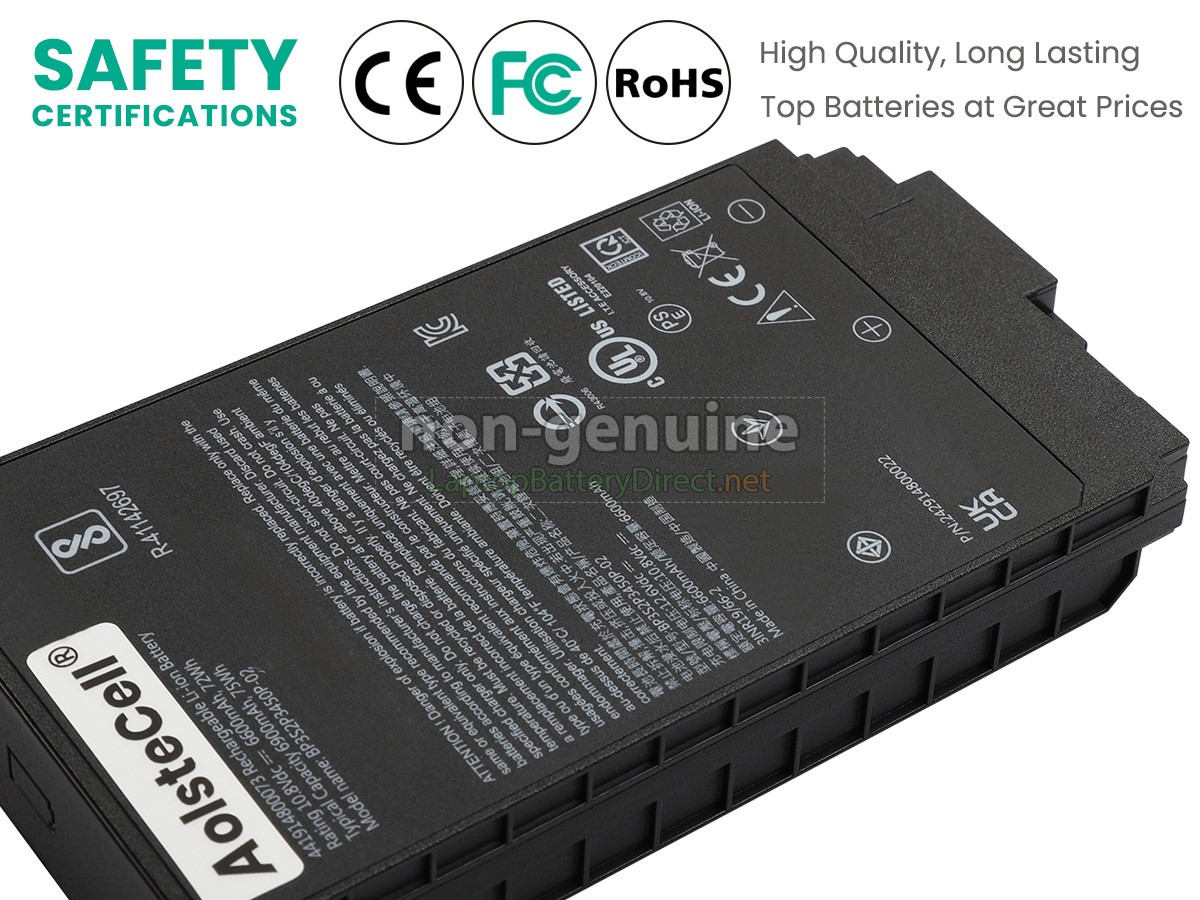 replacement Getac S410 battery