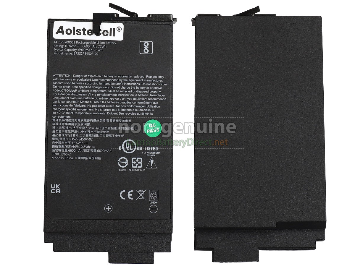 replacement Getac S410 battery