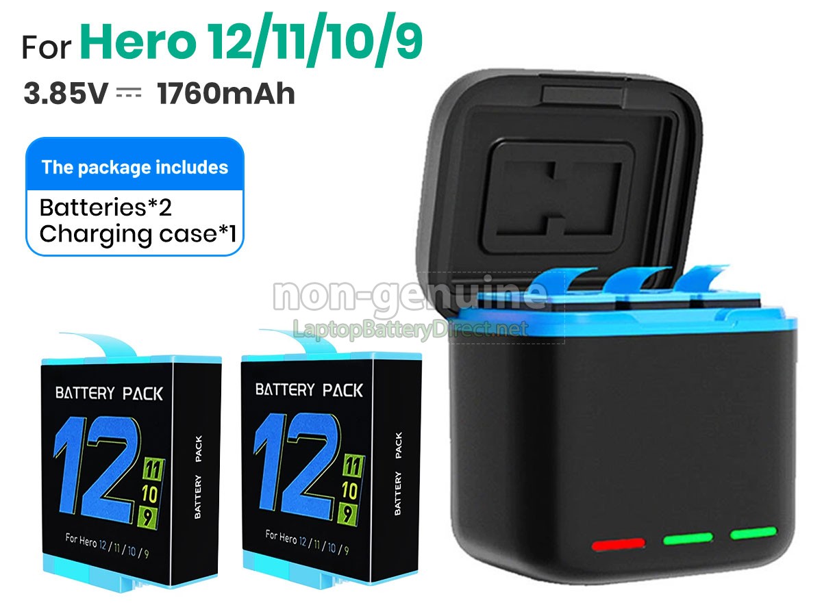 replacement GoPro HERO9 battery