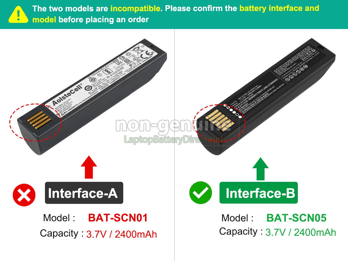 replacement Honeywell KEYENCE HR-100 battery