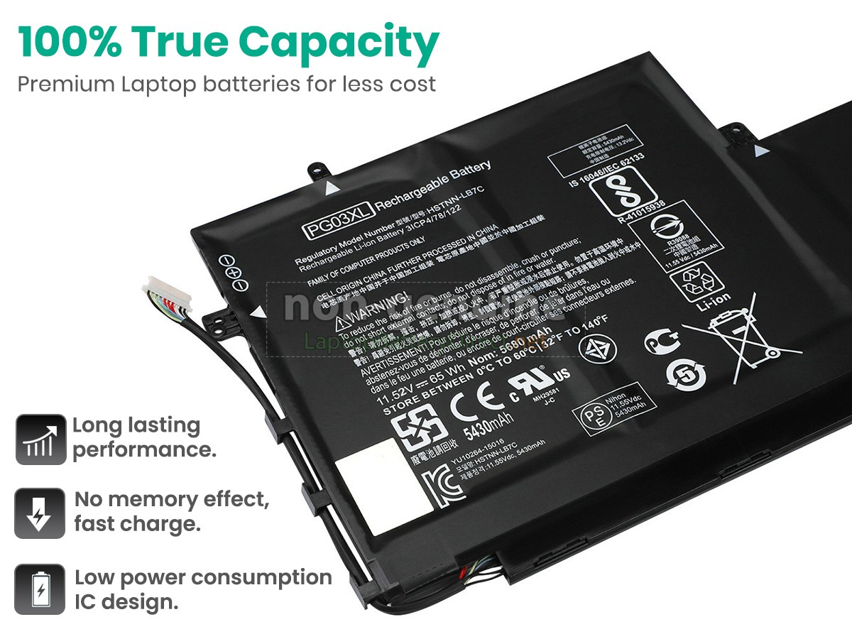 replacement HP PG03 battery