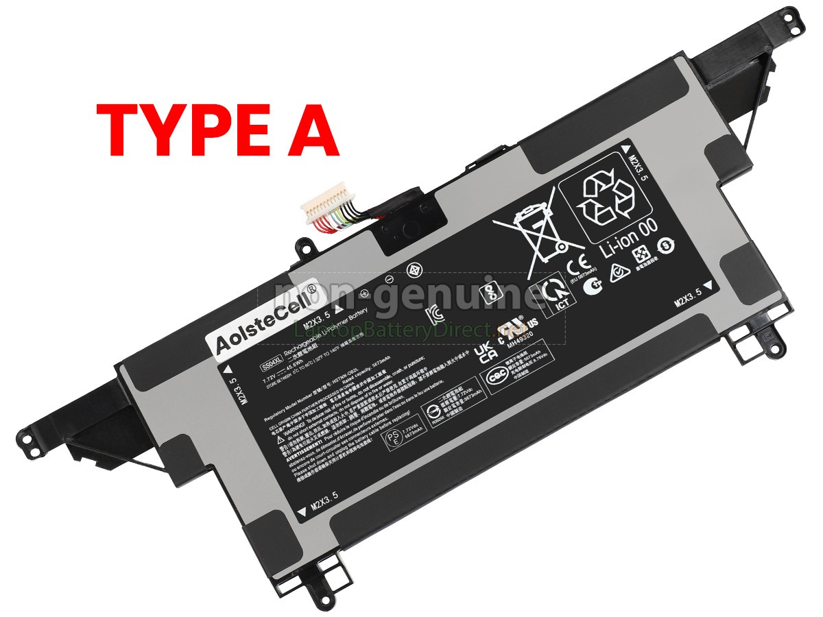 replacement HP Elite DRAGONFLY G3 6T1T2EA battery