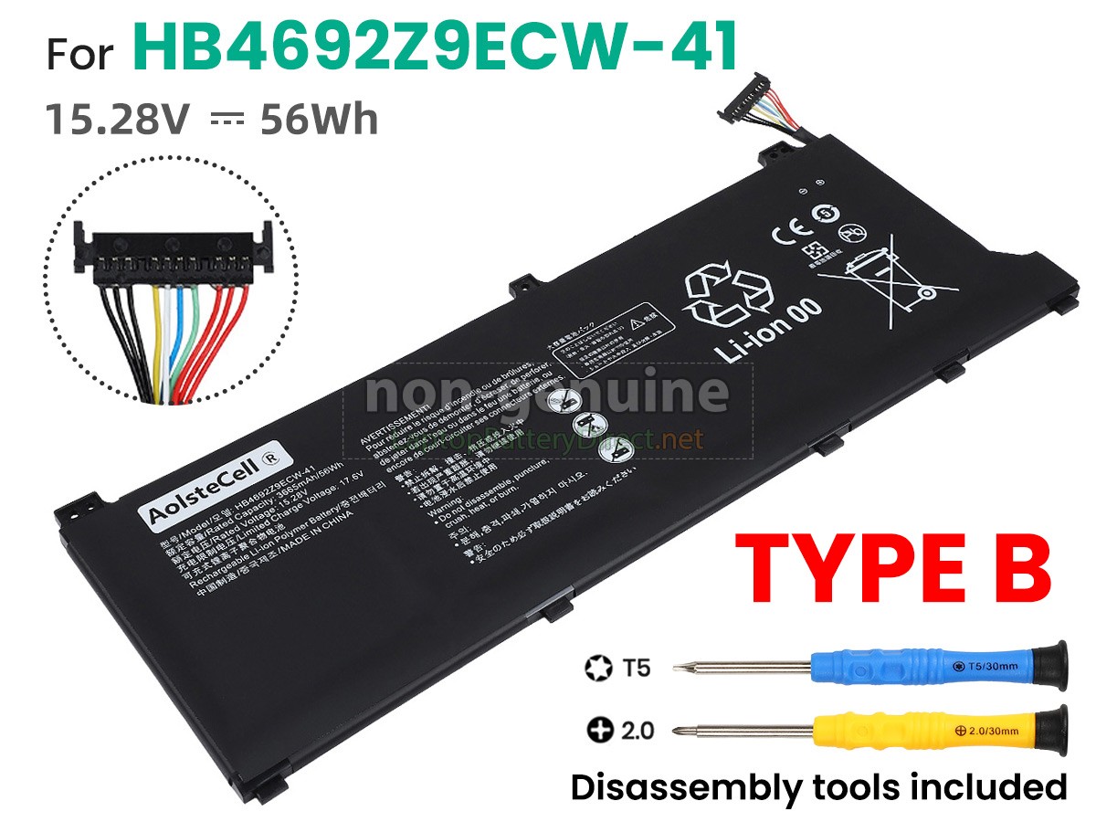 replacement Huawei MATEBOOK D 14 (2020) battery