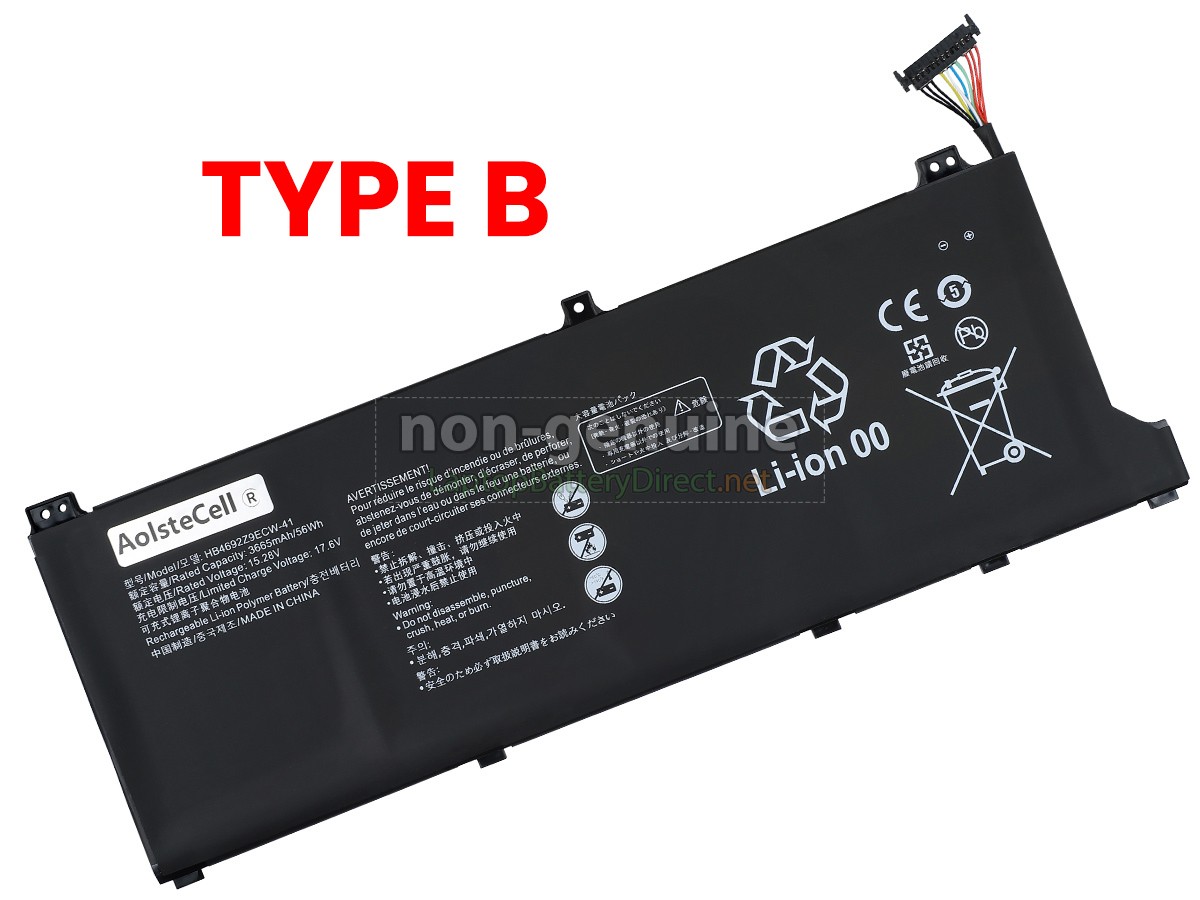 replacement Huawei MATEBOOK D 14 (2020) battery