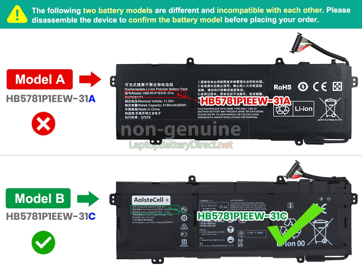 replacement Huawei HKD-W76 battery
