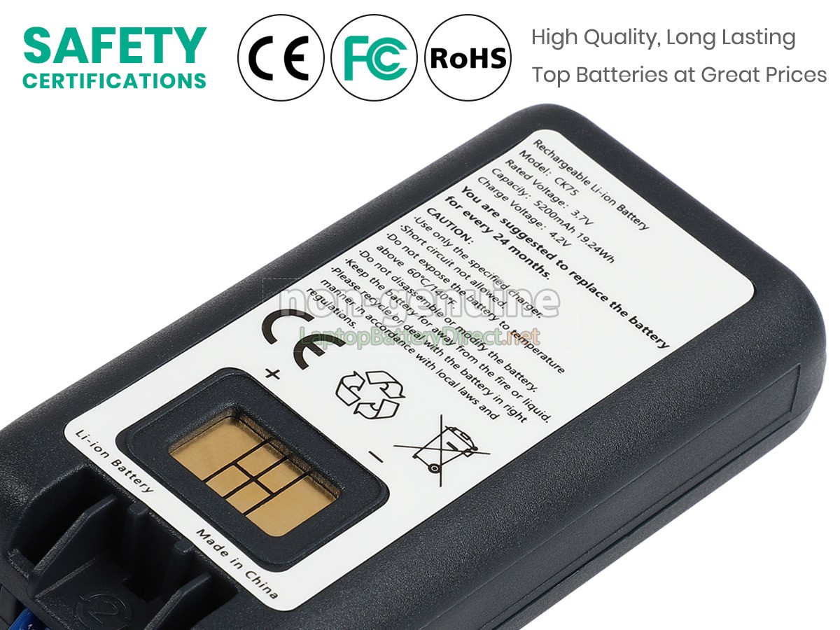 replacement Intermec 1001AB01 battery