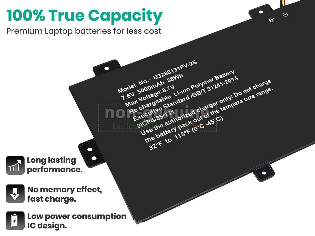 replacement Jumper U3285131PV-2S-9LINES battery
