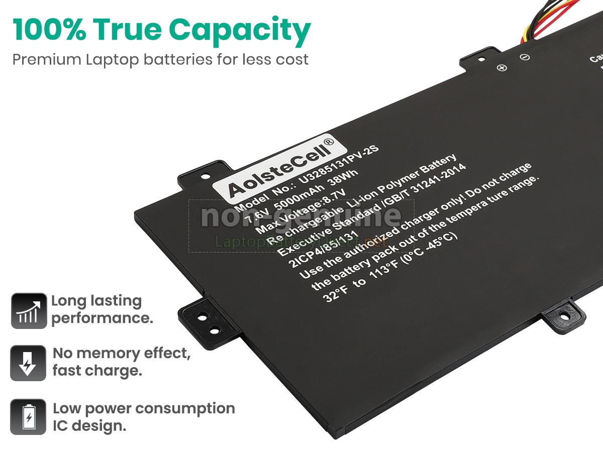 replacement Jumper U3285131PV-2S-9LINES battery
