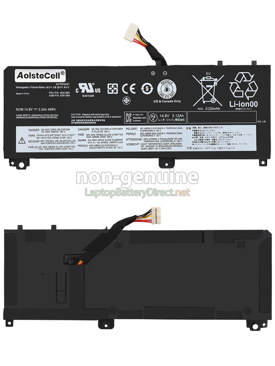 replacement Lenovo 45N1087 battery