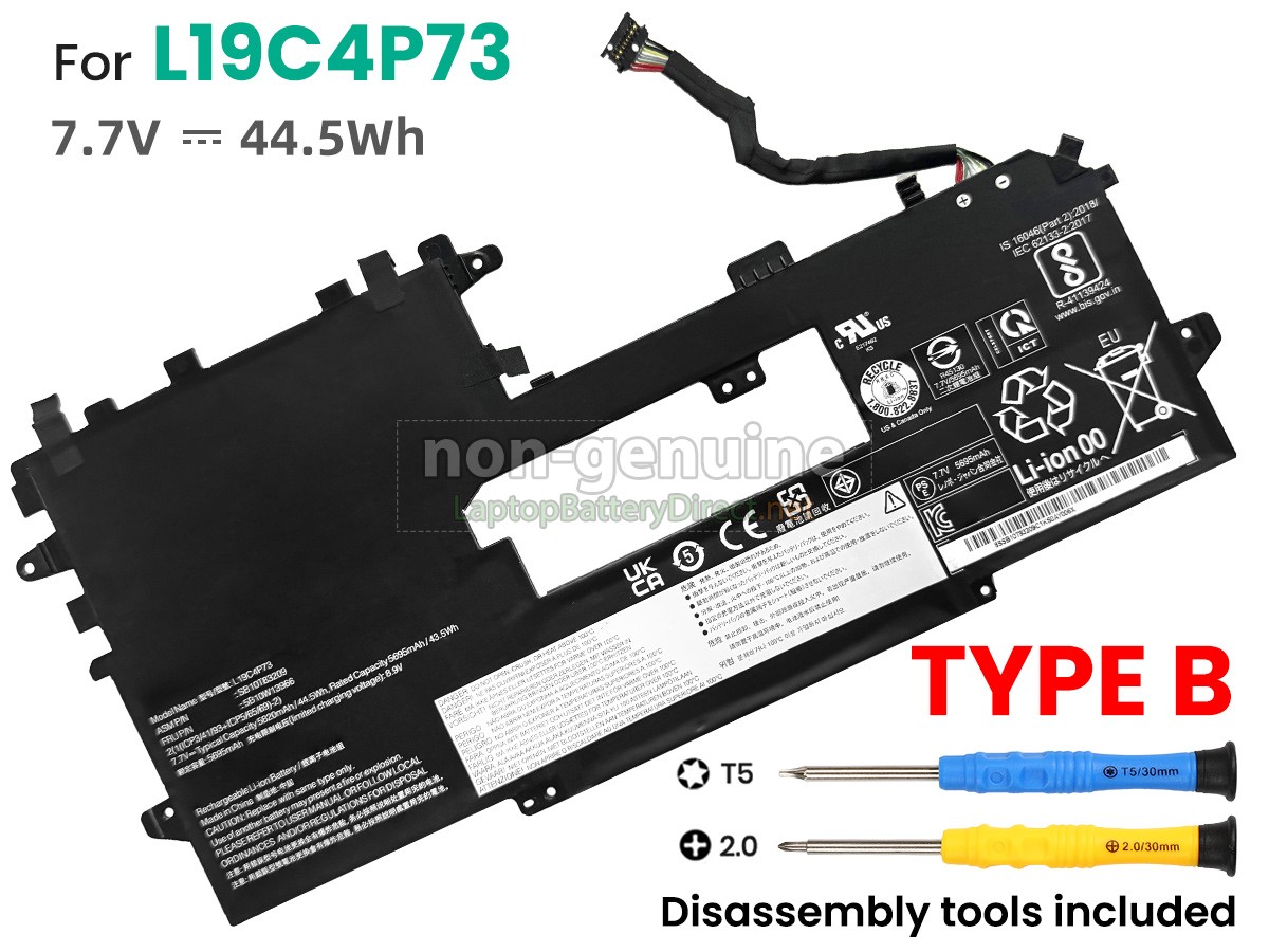 replacement Lenovo ThinkPad X1 TITANIUM GEN 1-20QA003VSG battery