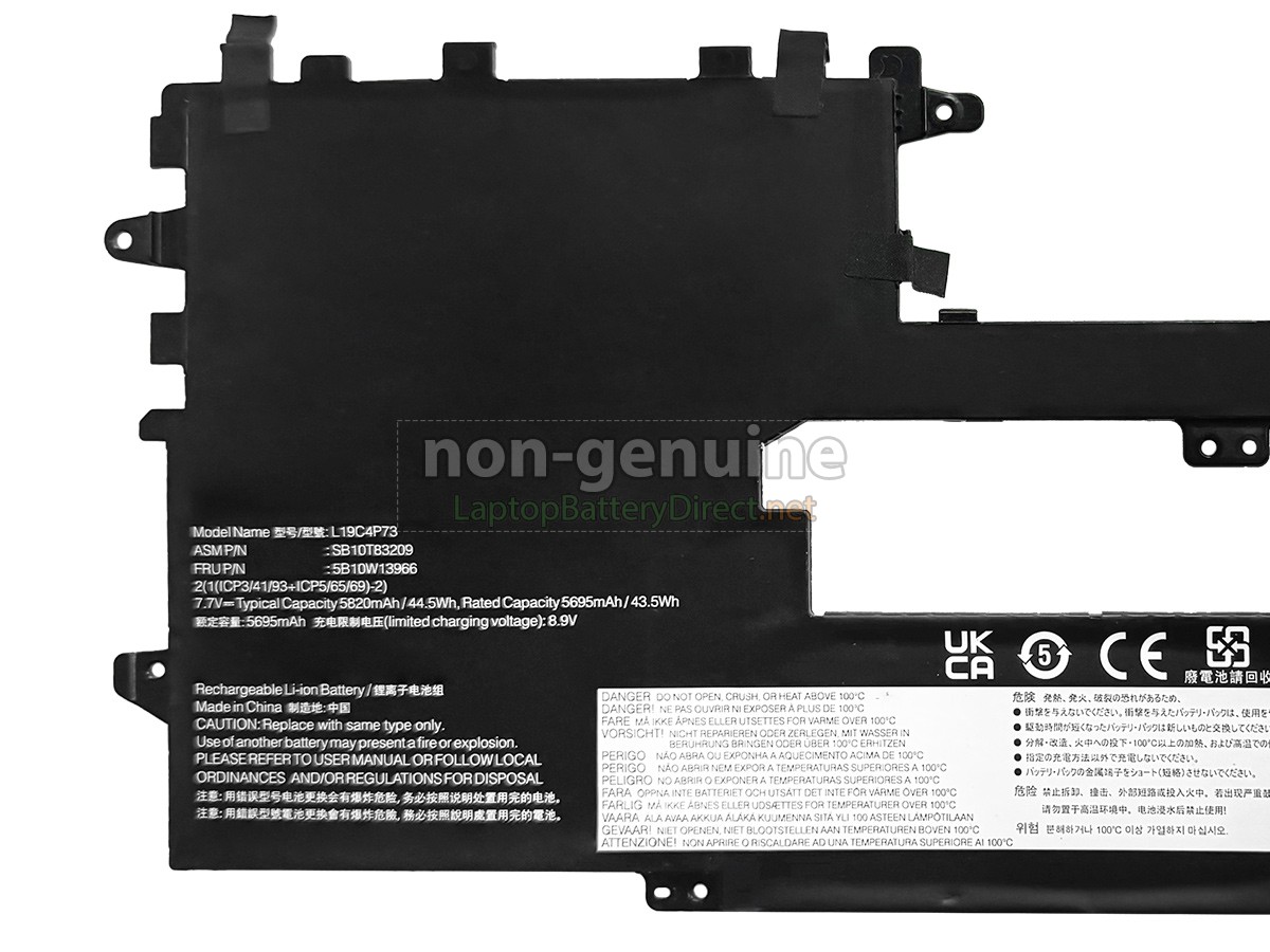 replacement Lenovo ThinkPad X1 TITANIUM GEN 1-20QA003VSG battery
