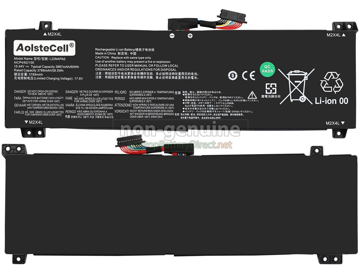 replacement Lenovo L22M4PC2 battery