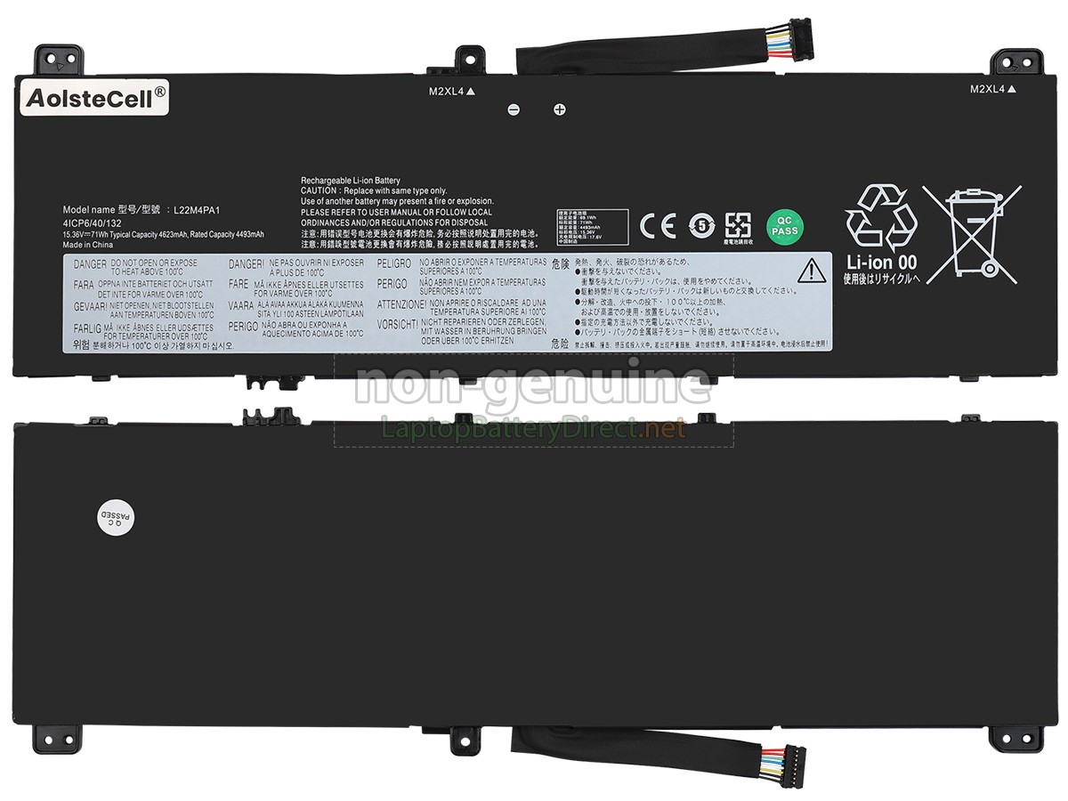 replacement Lenovo L22D4PA1 battery