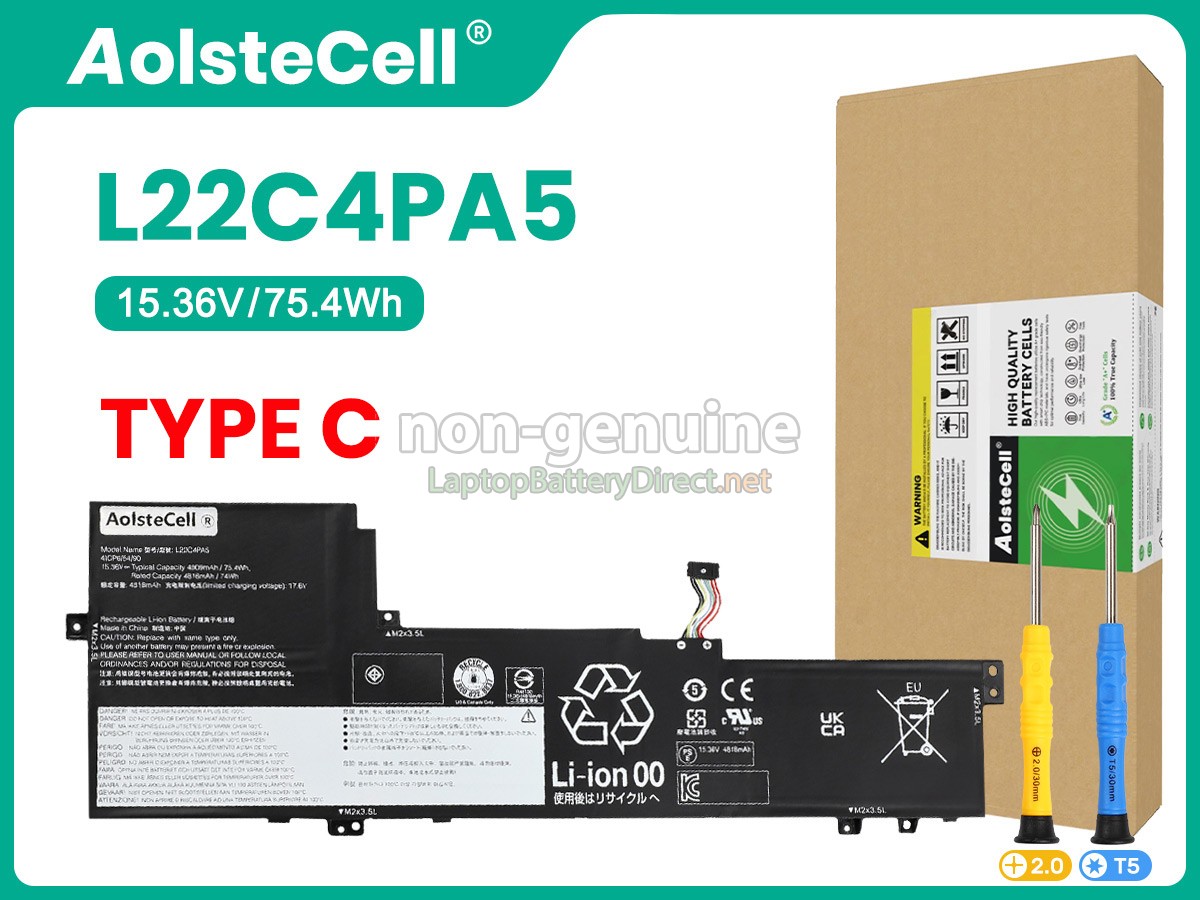 replacement Lenovo IdeaPad SLIM 5 16ABR8-82XG003TAR battery