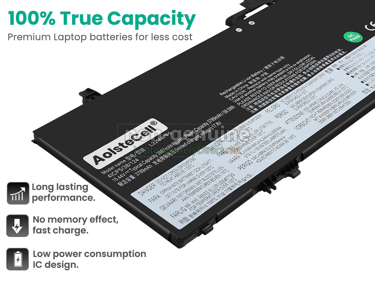 replacement Lenovo L22C4PF0 battery