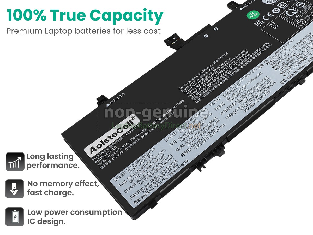 replacement Lenovo L22M4PF1 battery