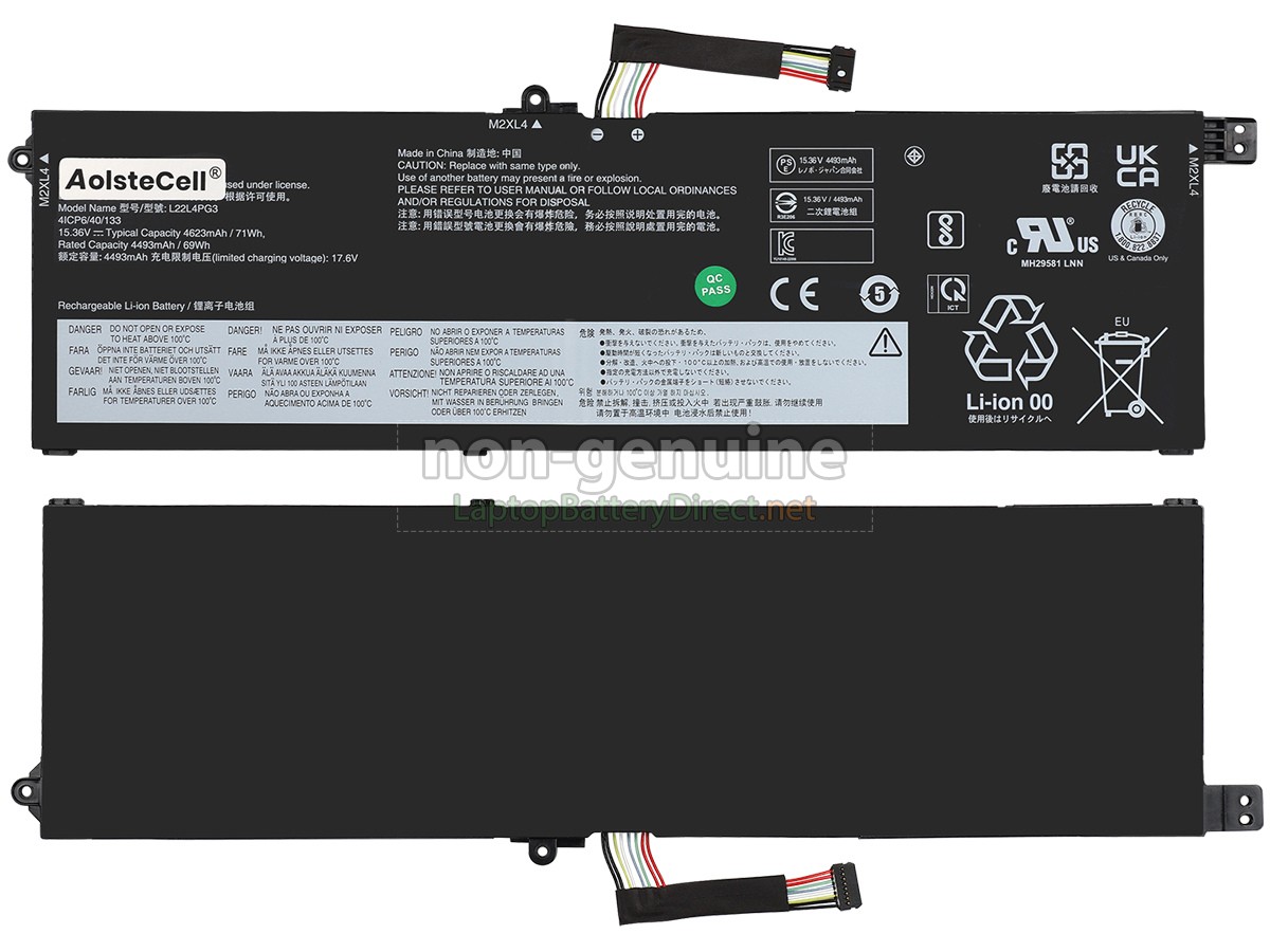 replacement Lenovo L22L4PG3 battery