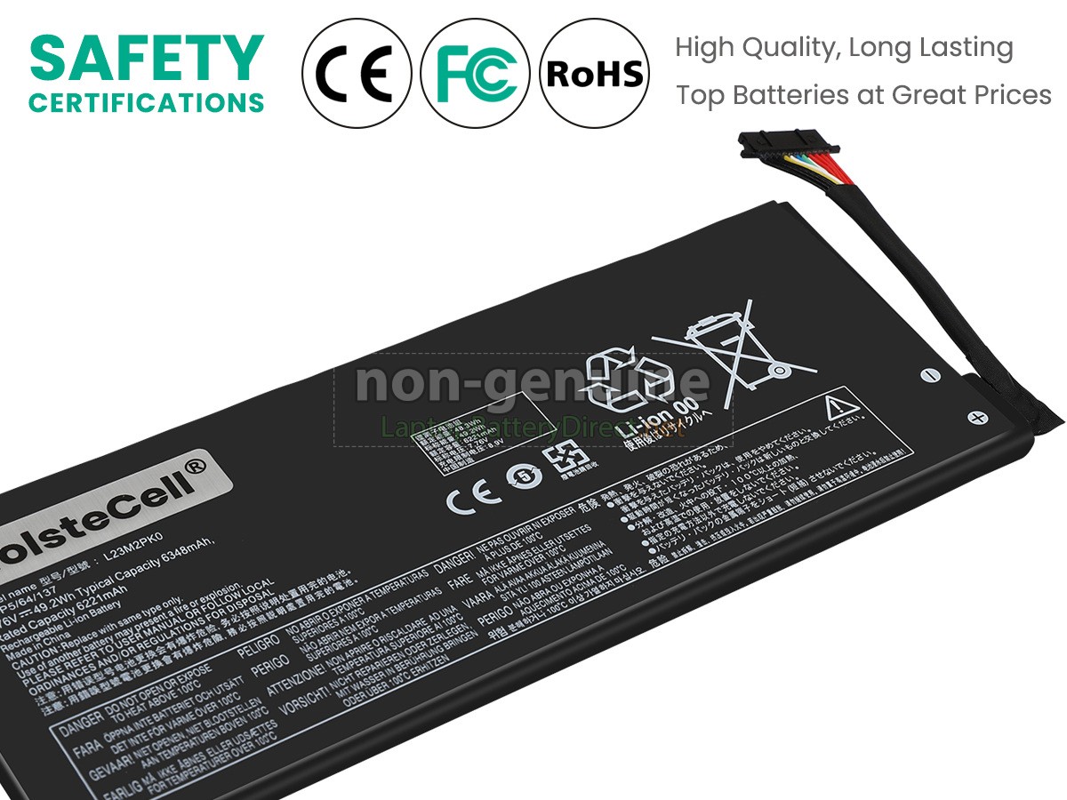 replacement Lenovo SB11M36297 battery