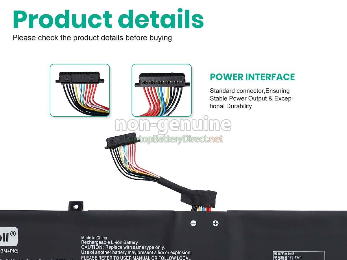 replacement Lenovo LEGION 5 16IRX9-83DG00BDUS battery