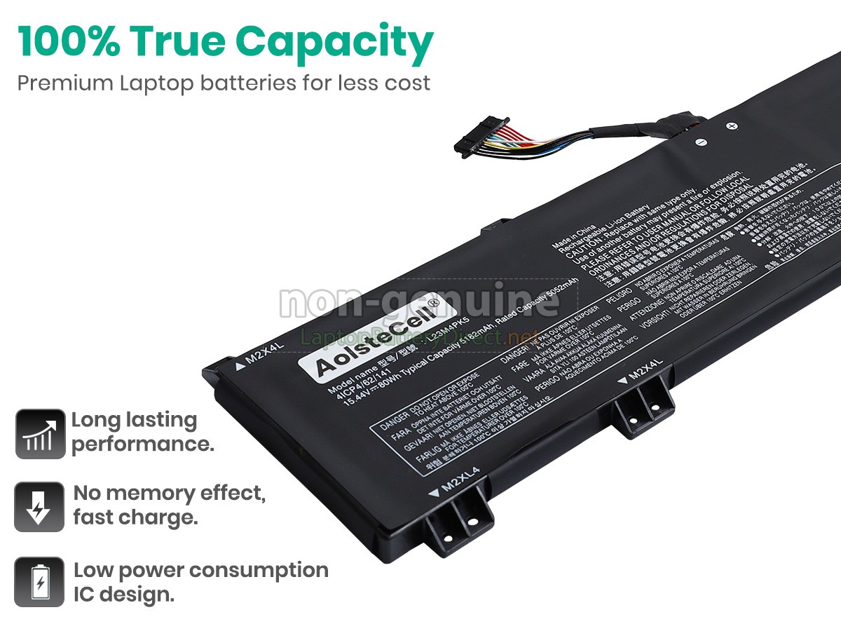 replacement Lenovo LEGION 5 16IRX9-83DG00BDUS battery