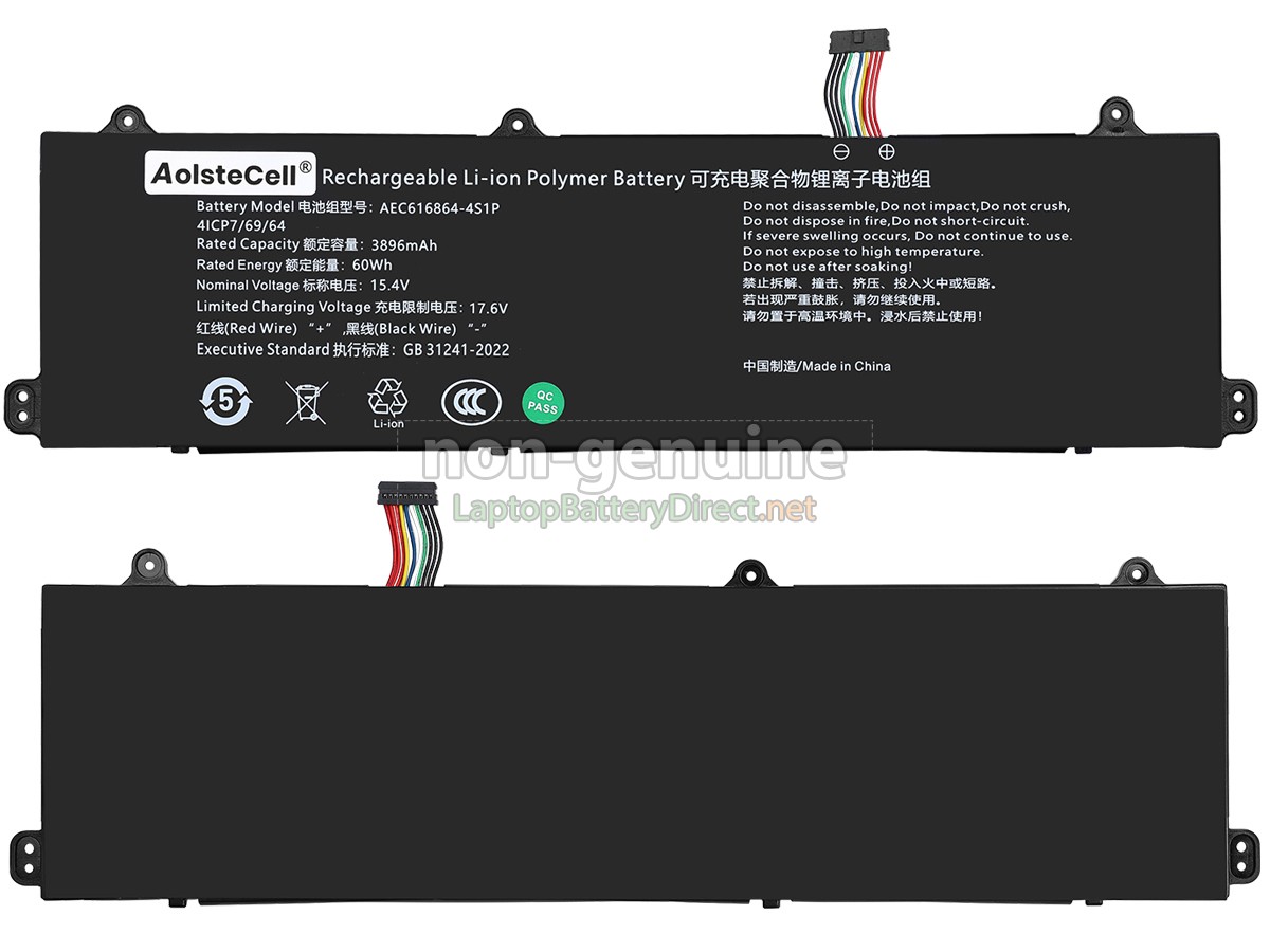 replacement Mechrevo 16-7602 battery