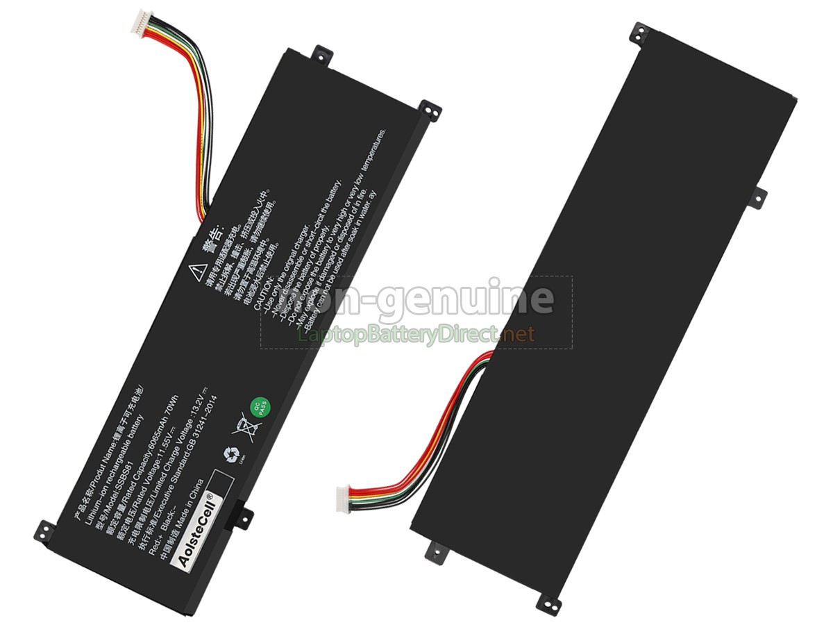 replacement Mechrevo 16HD-5BB6U battery