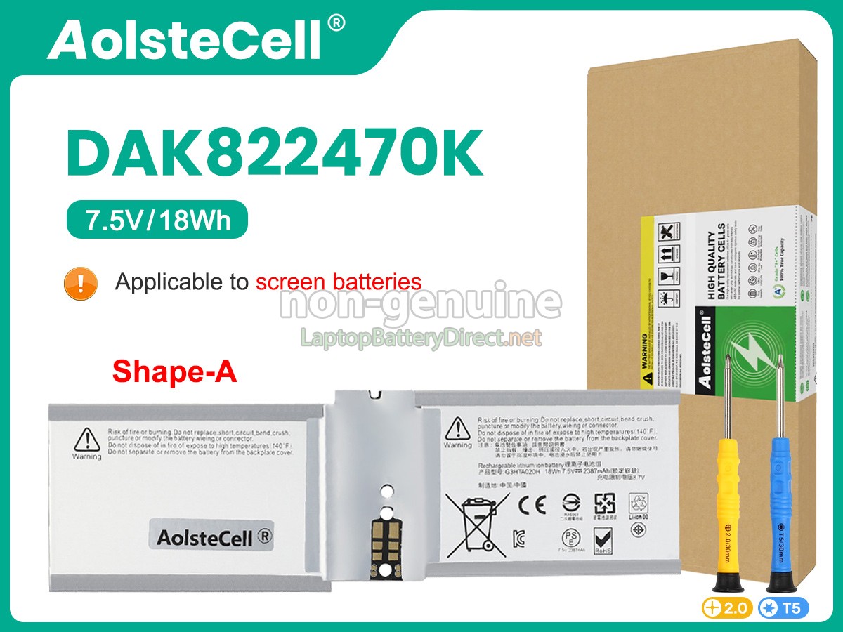 replacement Microsoft Surface BOOK 2 1832 battery