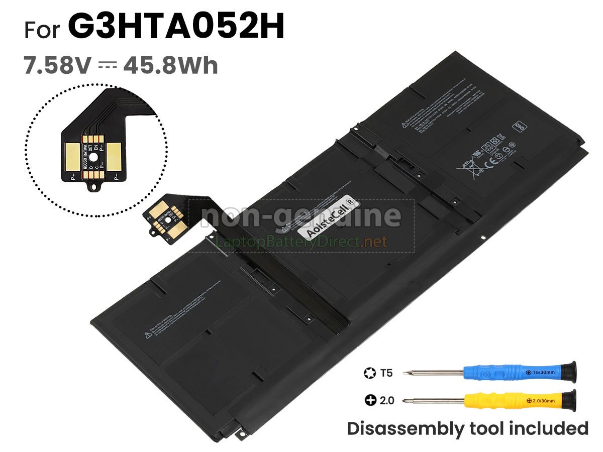 replacement Microsoft G3HTA052H battery