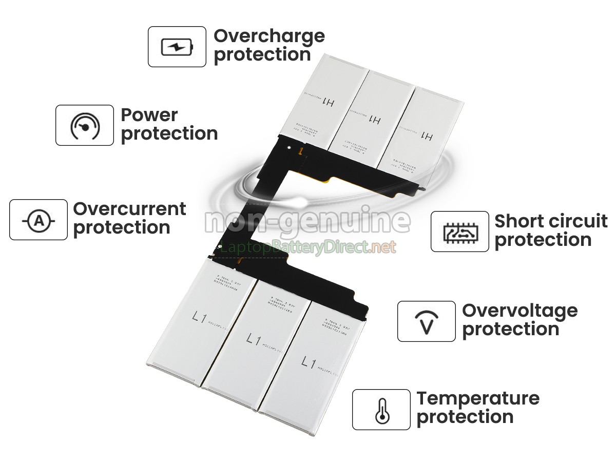 replacement Microsoft Surface BOOK 2 1832 battery