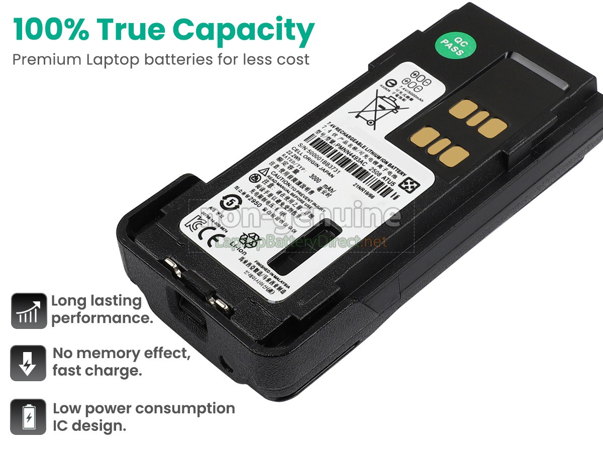 replacement Motorola XPR7350E battery