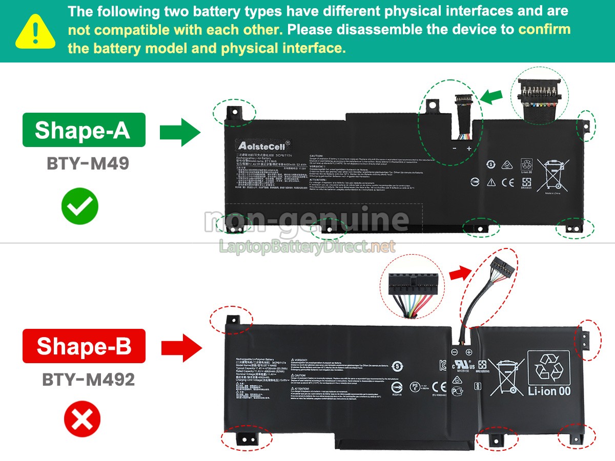 replacement MSI PRESTIGE 14 A12UC battery