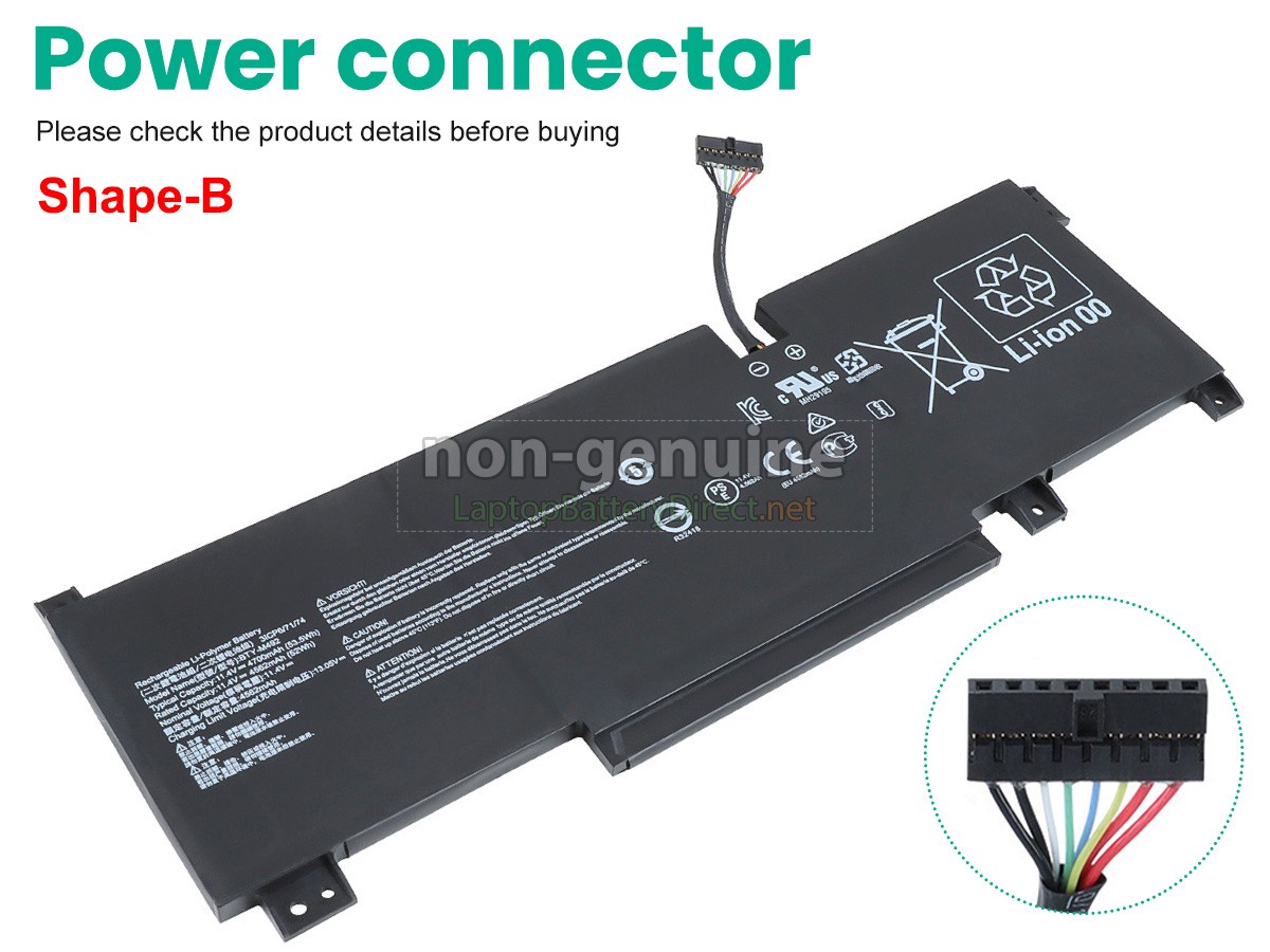 replacement MSI PRESTIGE 14 A12UC battery