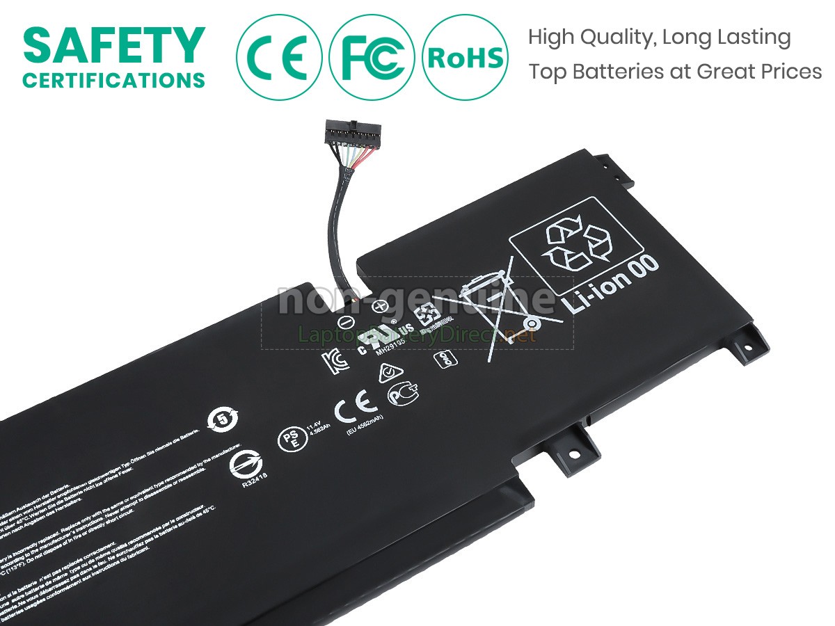 replacement MSI PRESTIGE 14 A12UC battery