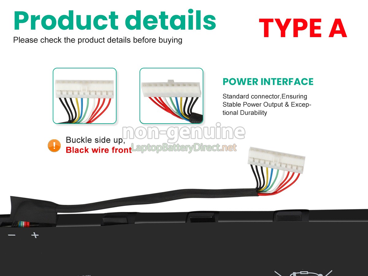 replacement MSI STEALTH GS77 12U battery