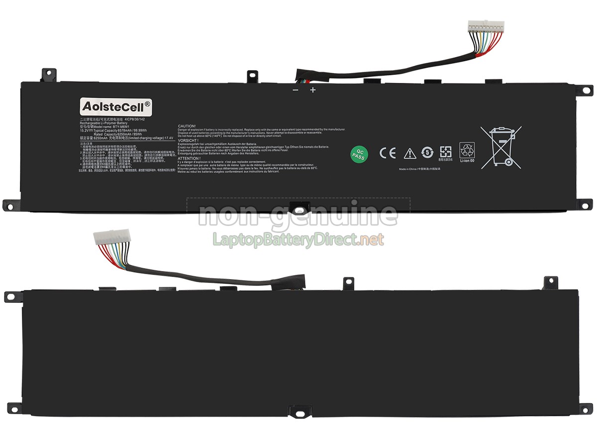 replacement MSI STEALTH GS77 12U battery