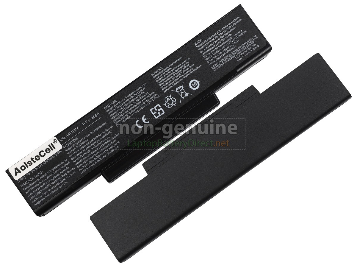 replacement MSI GX600 battery
