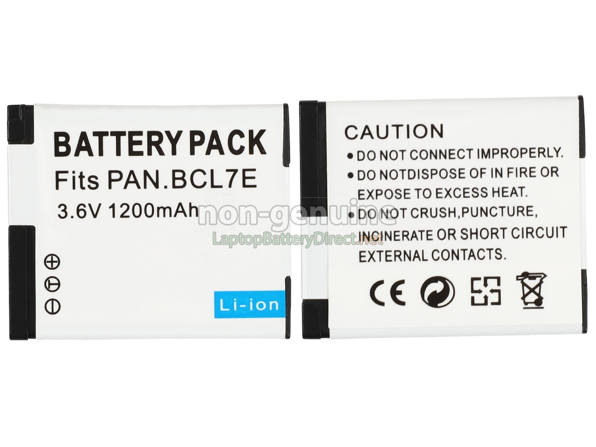 replacement Panasonic DMW-BCL7E battery