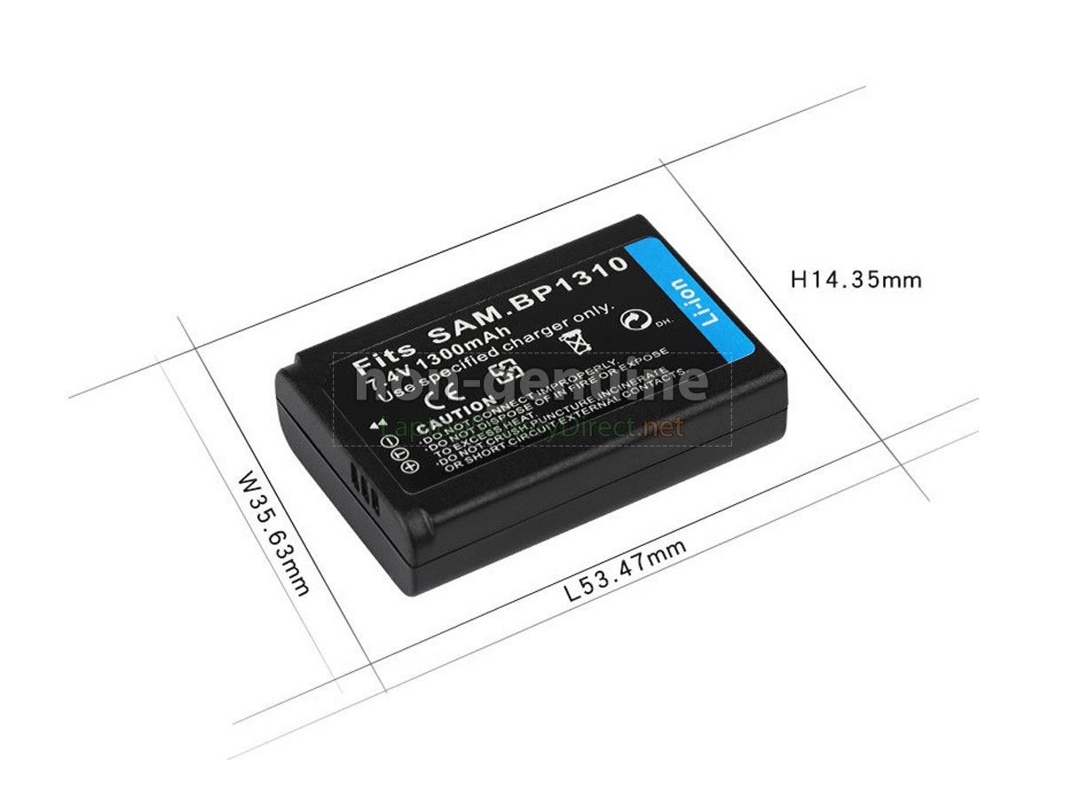 replacement Samsung NX20 battery