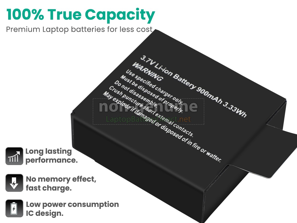 replacement SJCAM SJ4000 AIR battery