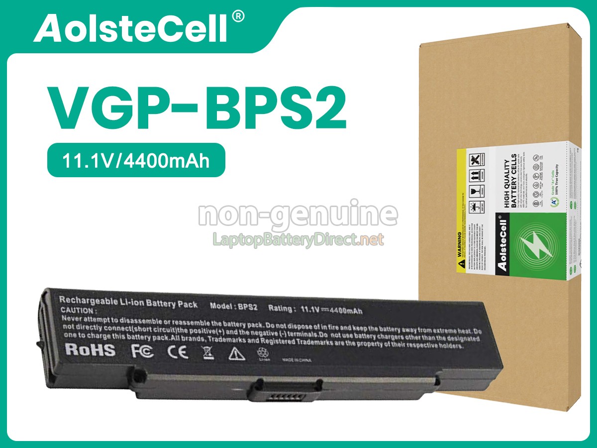replacement Sony VGP-BPS2A battery